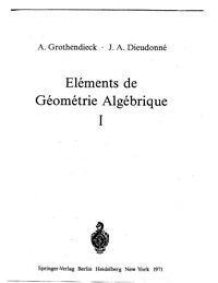 Elements de Geometrie Algebrique