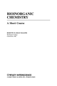 Bioinorganic Chemistry