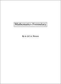 Mathematics Formulary