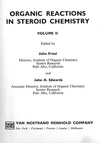 Organic Reactions in Steroid Chemistry. Volume 2