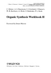 Organic Synthesis Workbook II