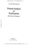 Protein Analysis and Purification