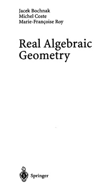 Real Algebraic Geometry