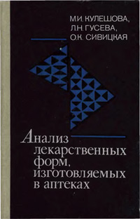 Анализ лекарственных форм, изготовляемых в аптеках