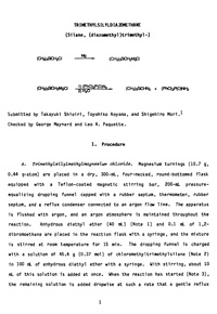 Organic syntheses. V. 68, 1989