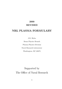 NRL plasma formulary